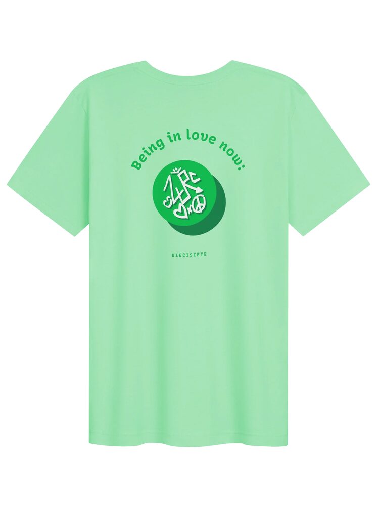 DIECISIETE Haiku Hidden Messages Tee, Mint, photo 2
