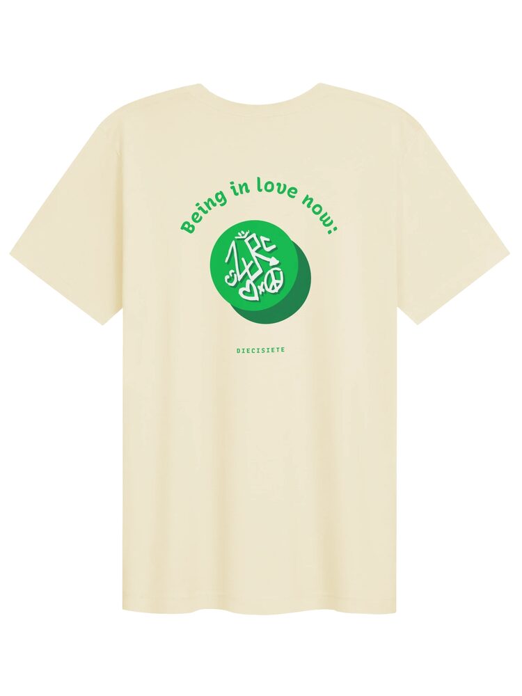 DIECISIETE Haiku Hidden Messages Tee, Natural, photo 2
