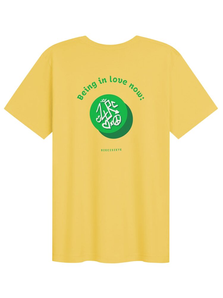 DIECISIETE Haiku Hidden Messages Tee, Yellow, photo 2