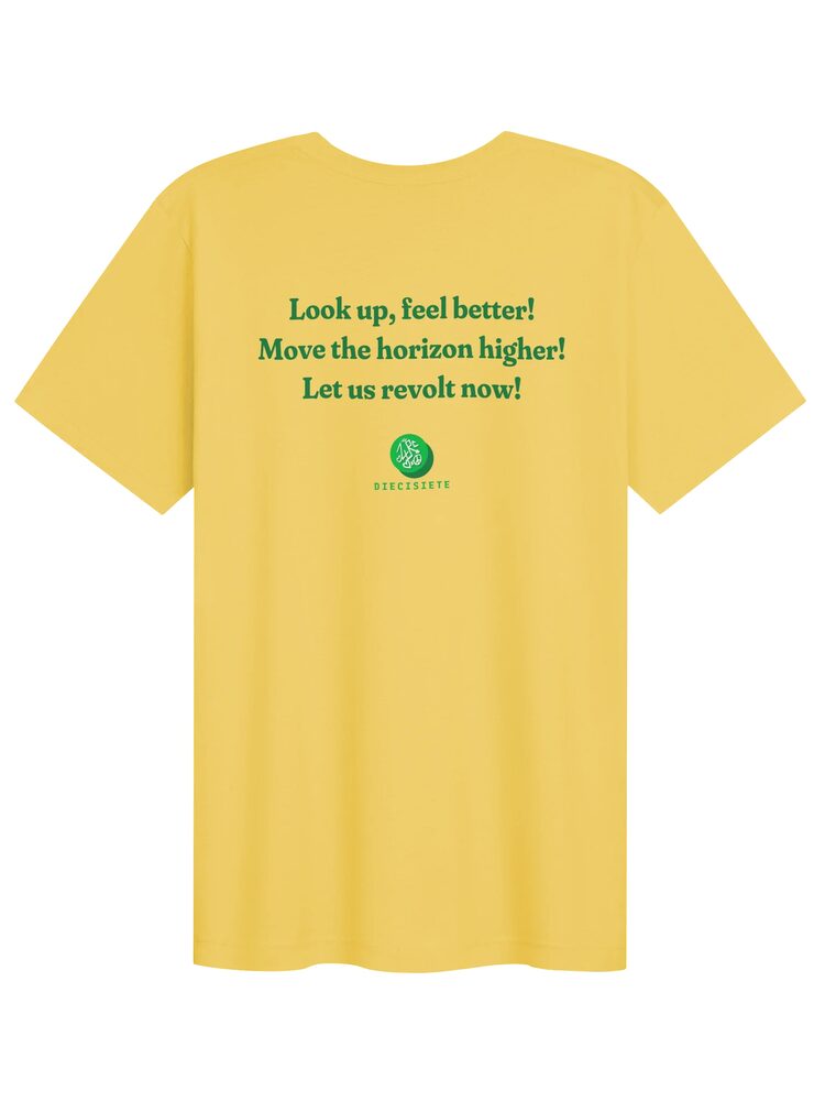 DIECISIETE Rebel Horizon Tee, Yellow, photo 2