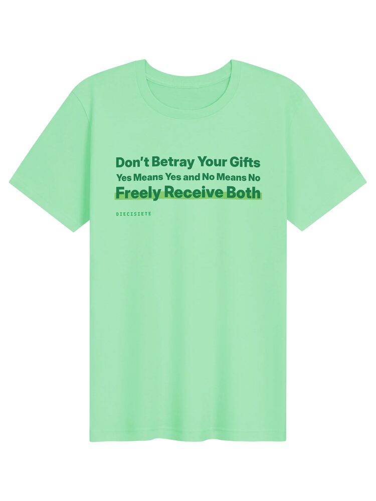 Don’t Betray Your Gifts Tee, Mint