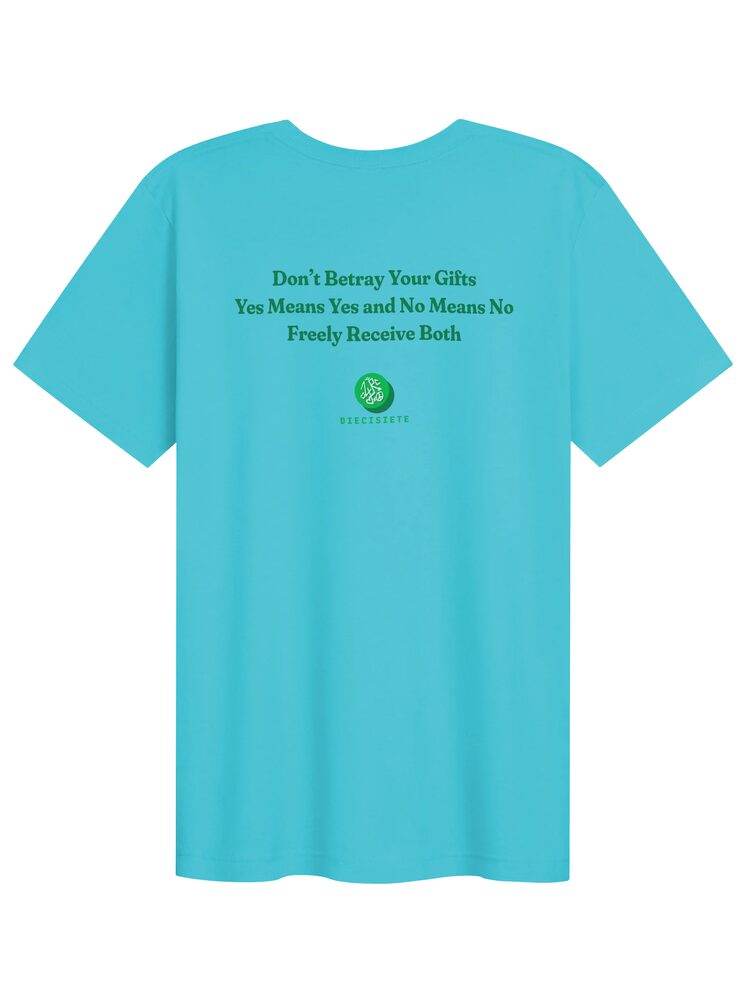 Don’t Betray Your Gifts Tee, Turquoise, photo 2