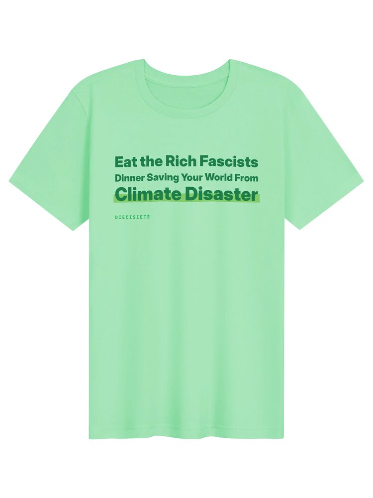 Eat the Rich Fascists T-Shirt, Mint