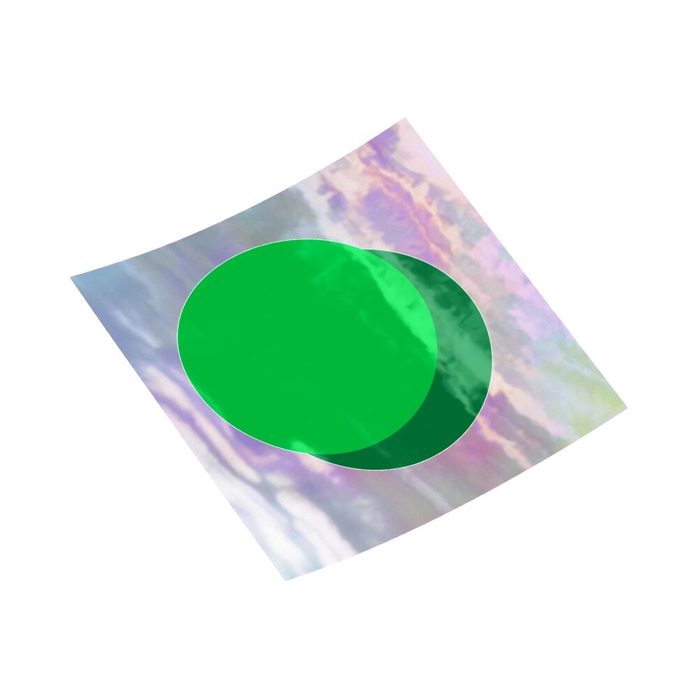 HOLO ZURC Sticker WHITE; Kiss-cut, Blank, Grey, photo 4