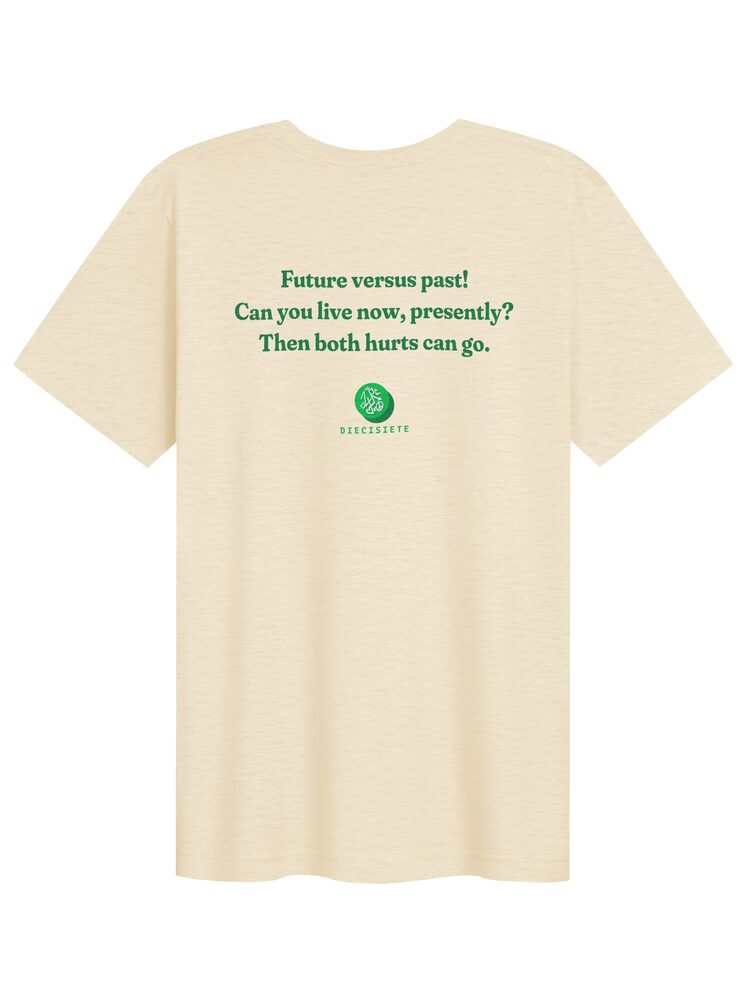 Live Now, Let Go Tee, Heather Natural, photo 2
