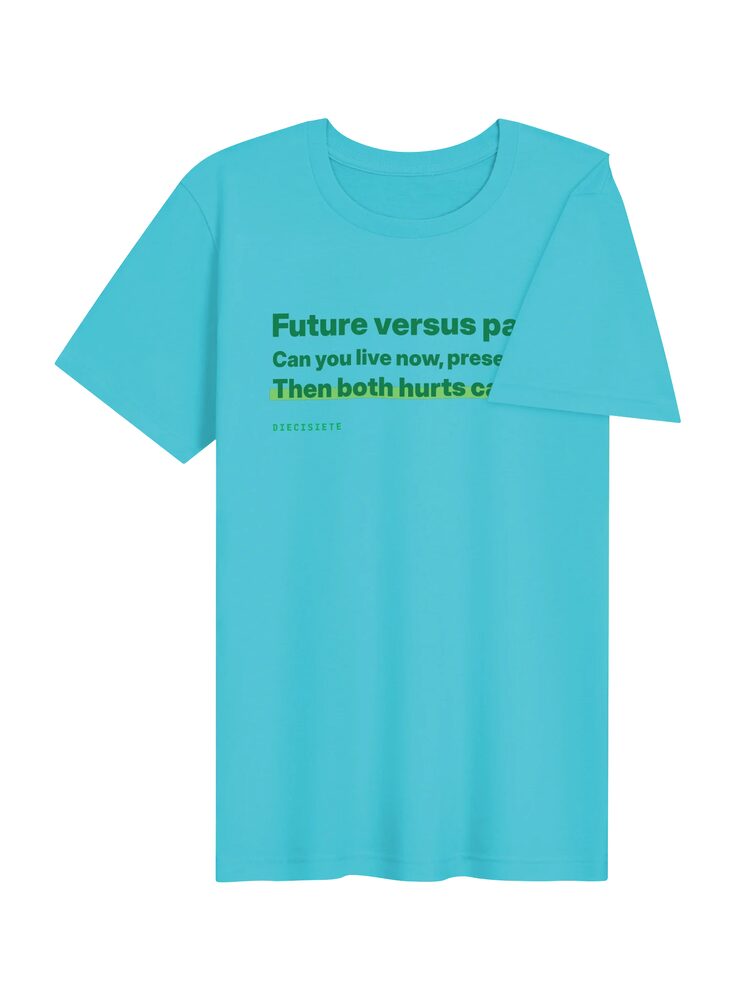 Live Now, Let Go Tee, Turquoise, photo 4