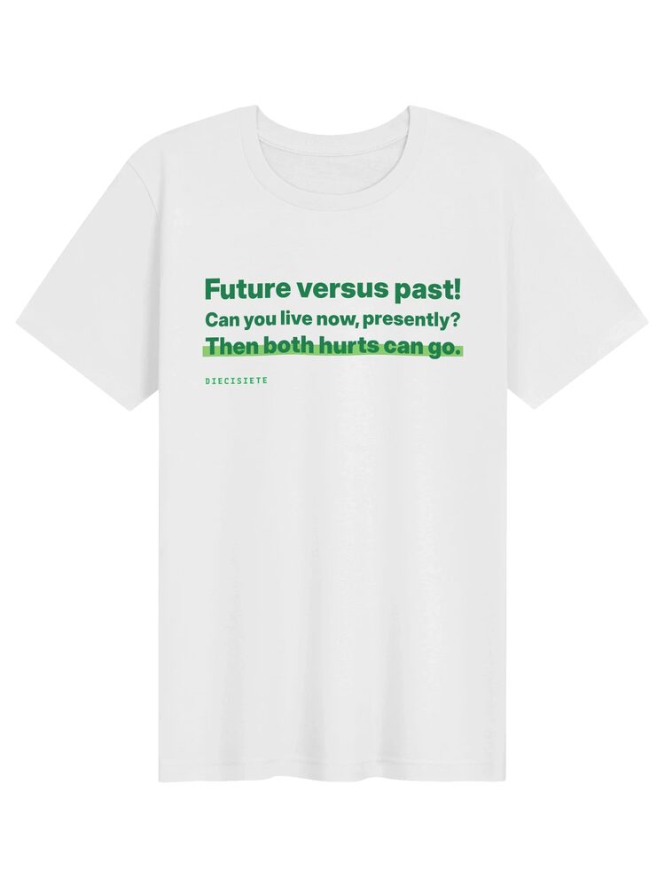 Live Now, Let Go Tee, White