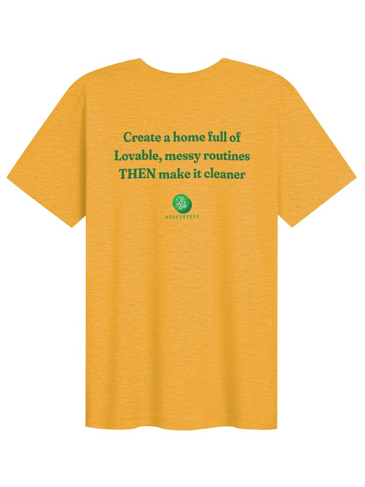 Lovable Messy Routines Tee, Heather Yellow Gold, photo 2