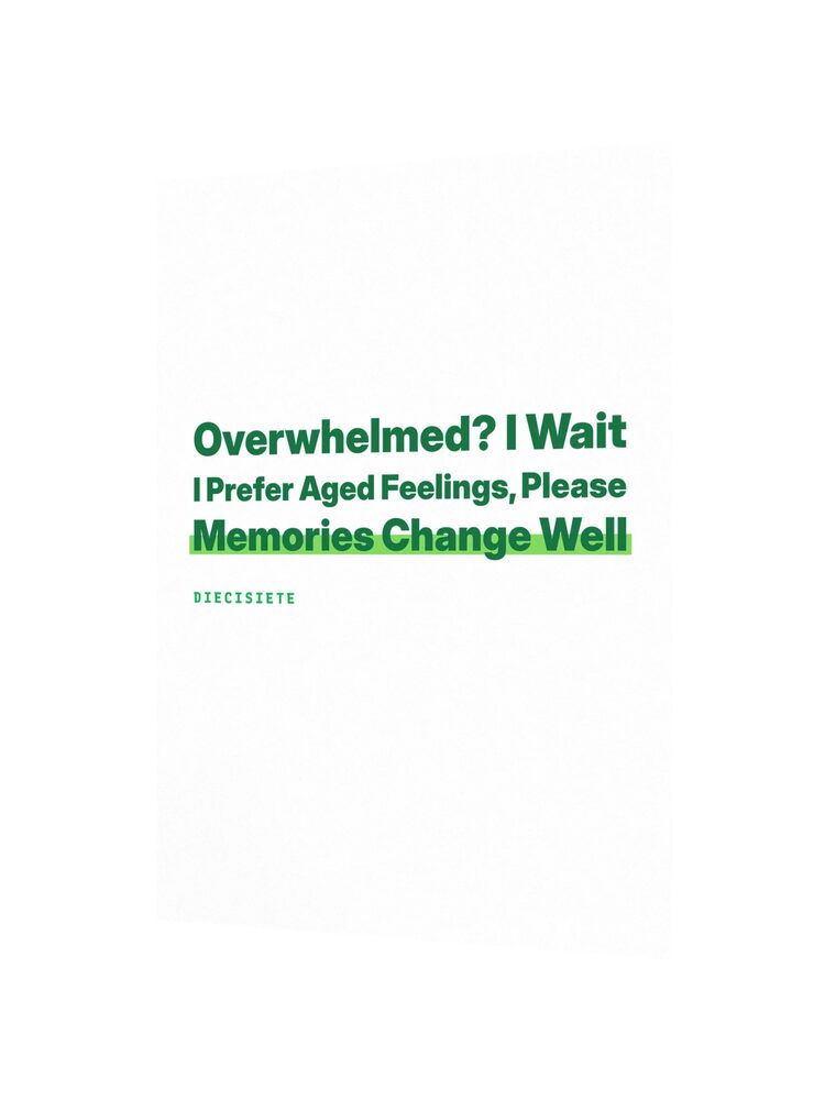 "Overwhelmed? I Wait" Haiku Print, White, photo 2