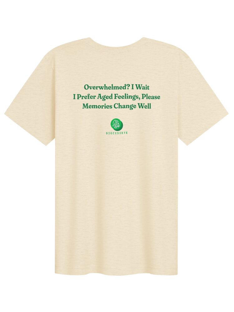 "Overwhelmed? I Wait" Haiku Tee, Heather Natural, photo 2
