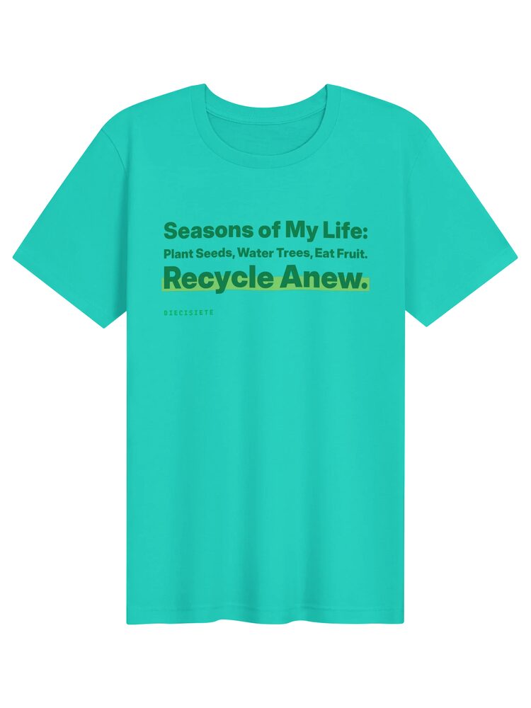 Seasons of My Life Tee, Teal