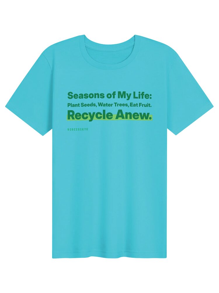 Seasons of My Life Tee, Turquoise