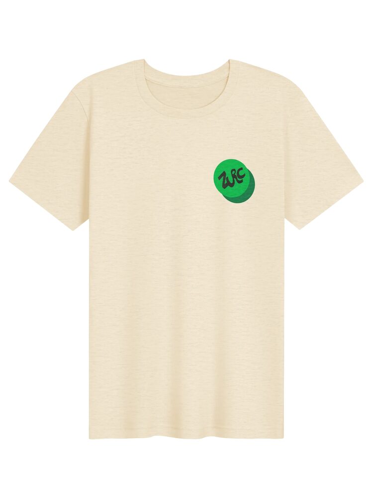 ZURC Left Chest Logo Tee, Heather Natural