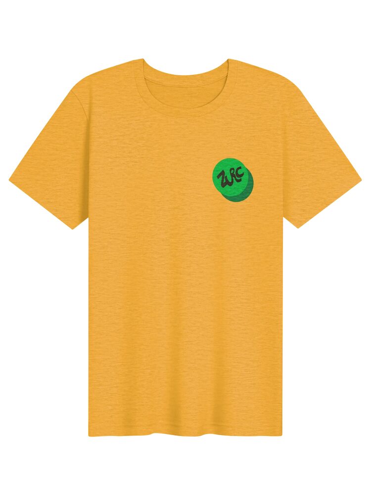 ZURC Left Chest Logo Tee, Heather Yellow Gold