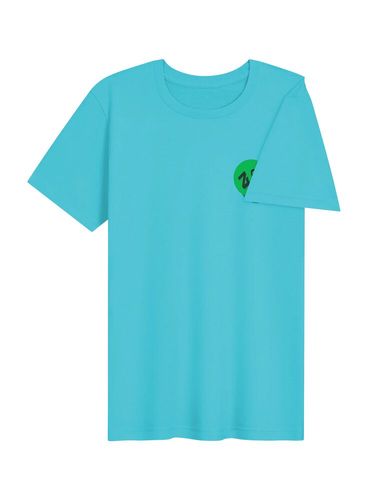 ZURC Left Chest Logo Tee, Turquoise, photo 4