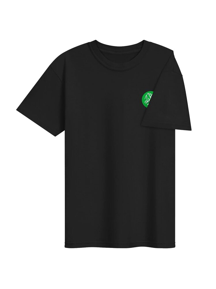 ZURC LOGO Embroidered/Printed Tee, Black, photo 4