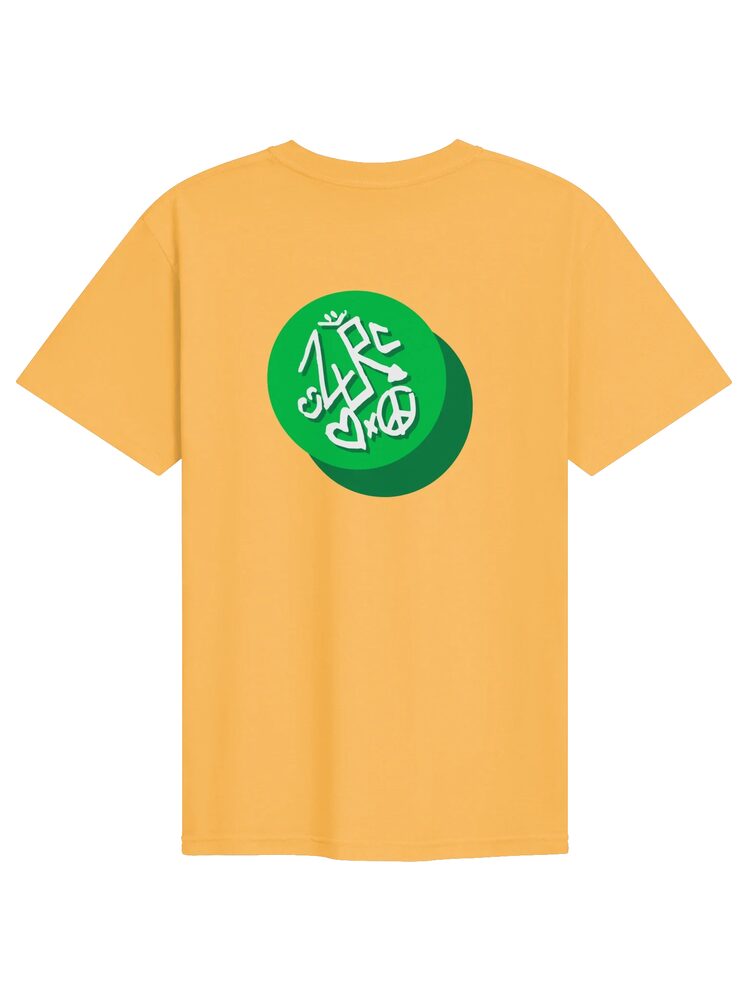 ZURC LOGO Embroidered/Printed Tee, Mustard, photo 2