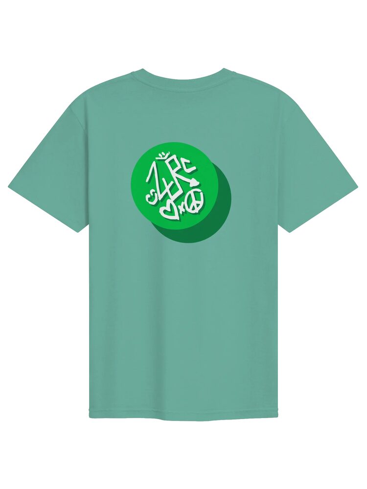 ZURC LOGO Embroidered/Printed Tee, Seafoam, photo 2
