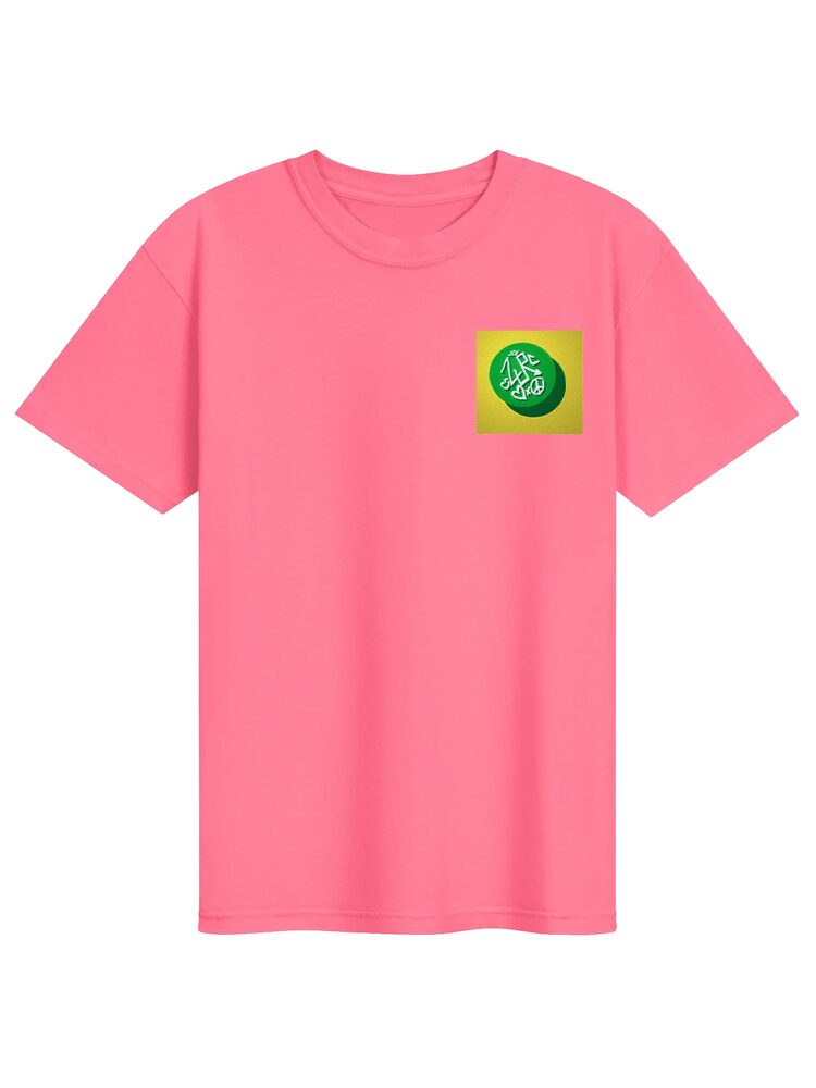 ZURC LOGO Yellow+Green Embroidered/Printed Tee, Crunchberry